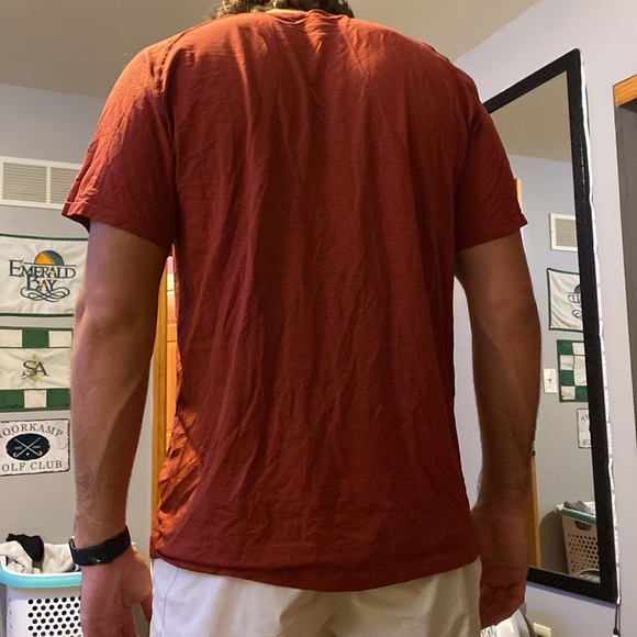 Red mens lululemon short sleeve XL - Picture 2 of 2